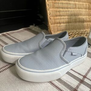 Vans platform slip on